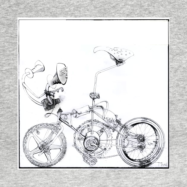 OLD SKOOL BMX by IAN TOVEY ILLUSTRATOR